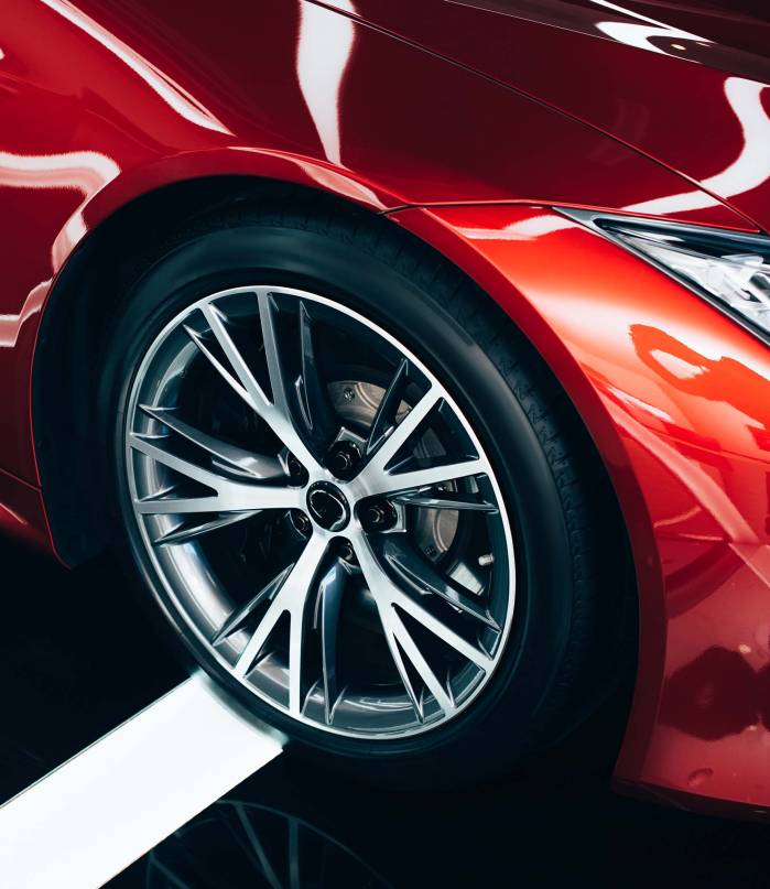 front-wheel-red-car-super-sleek-and-shiny front-wheel-red-car-super-sleek-and-shiny